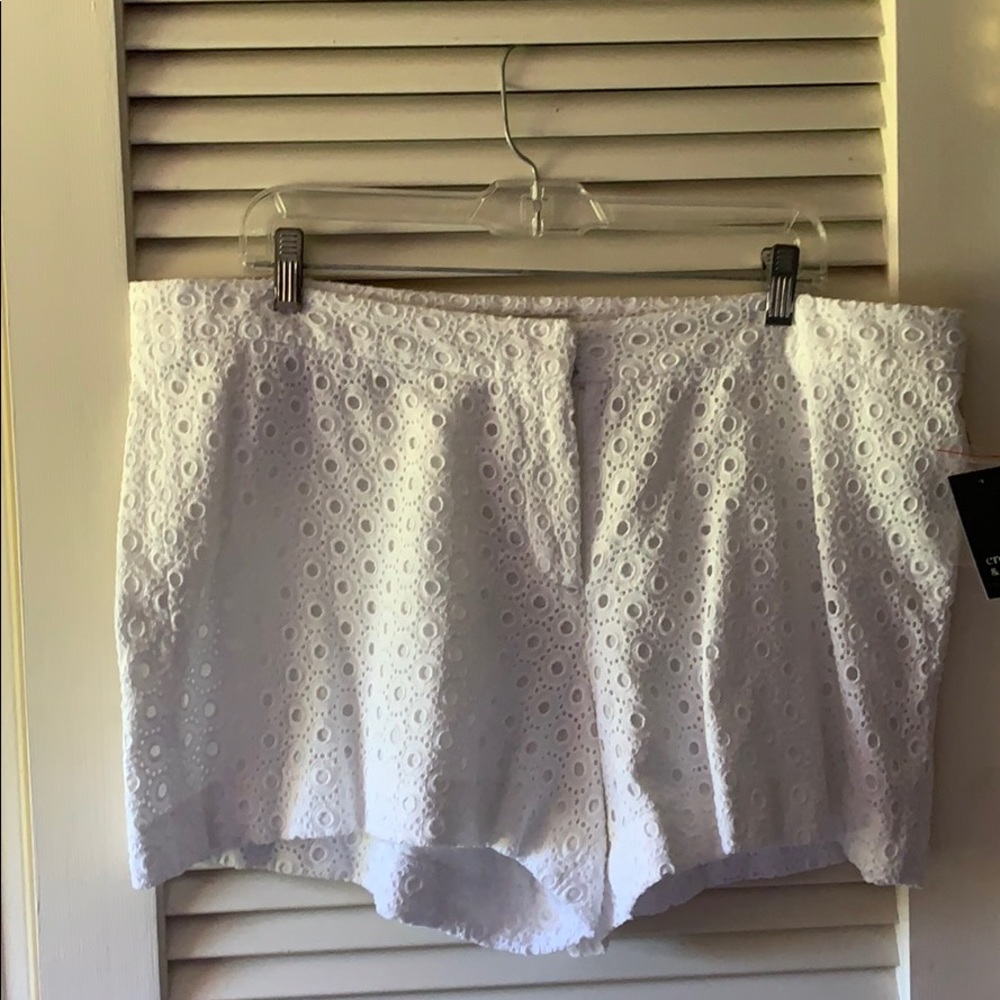 Crown and Ivy White Shorts